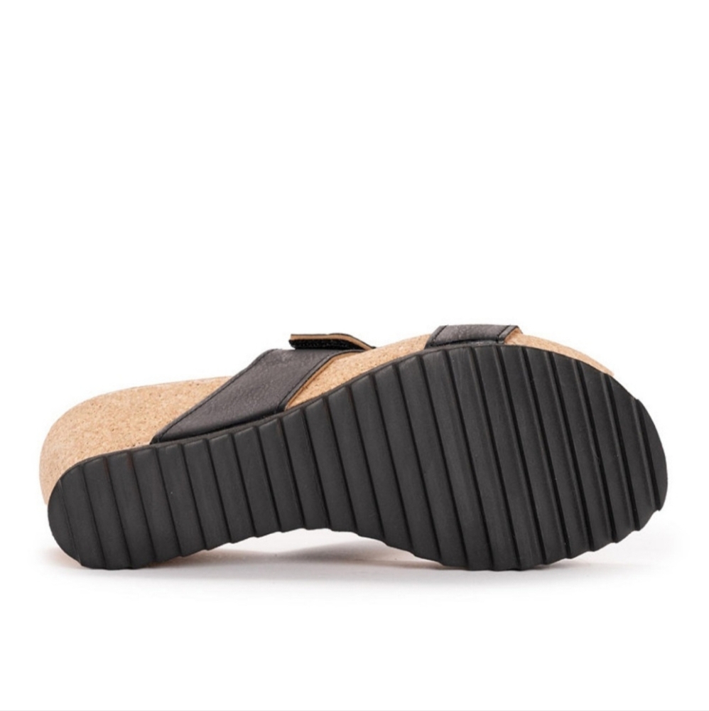 MUK LUKS WOMEN'S WINONA WEDGE SANDALS SIZE 10 NIB - Picture 6 of 6